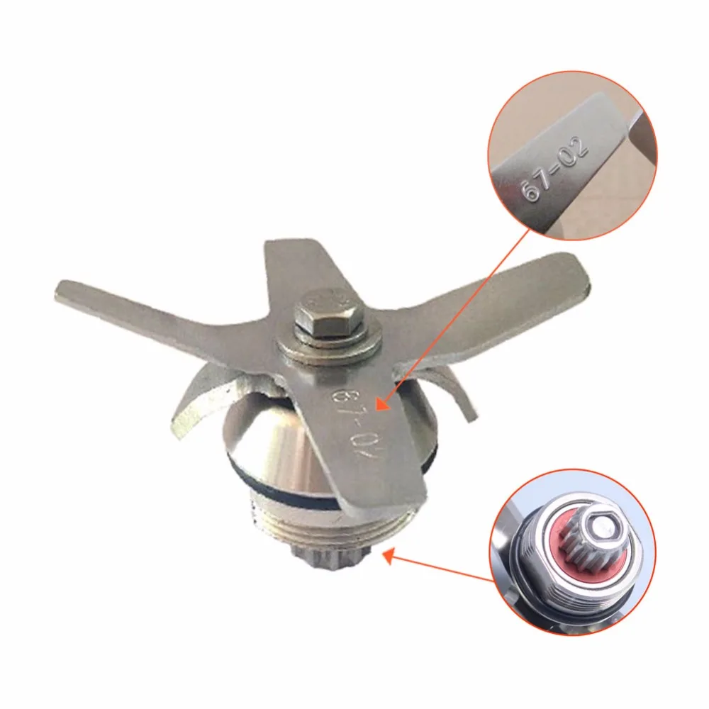 Lames de broyeur à glace à couteau TWK 767 800 et acier inoxydable trempé 767 800 G5200