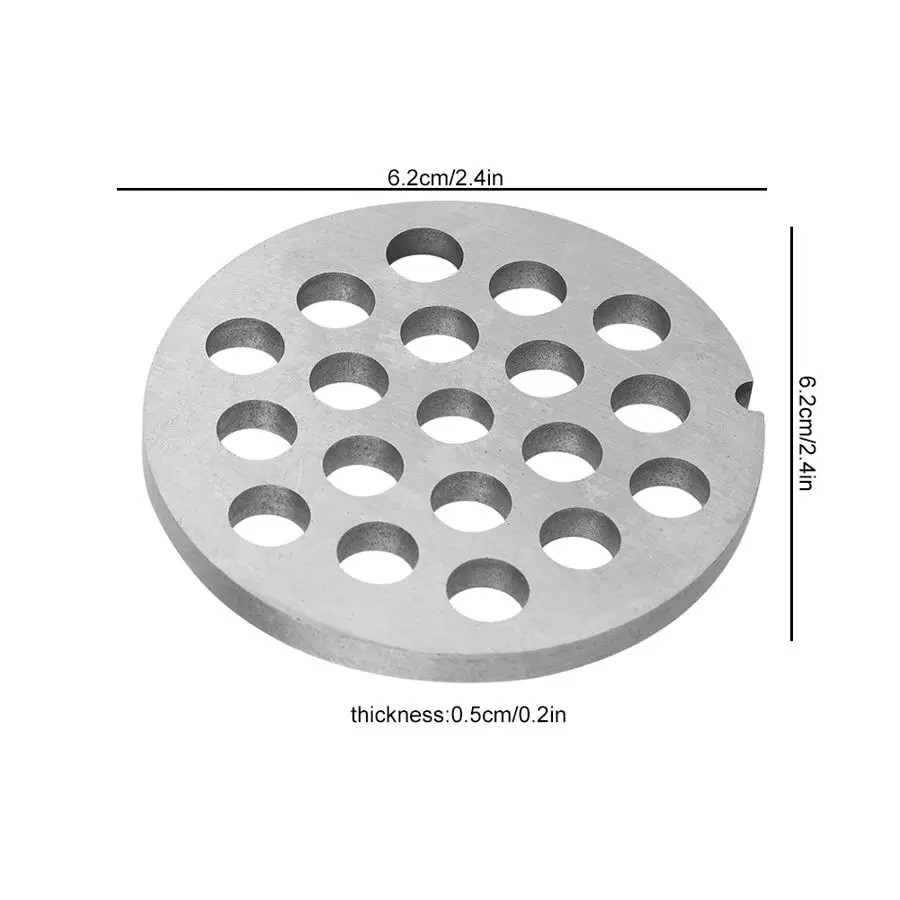 Lame de hachoir à viande avec trou de 3mm/5mm/8mm