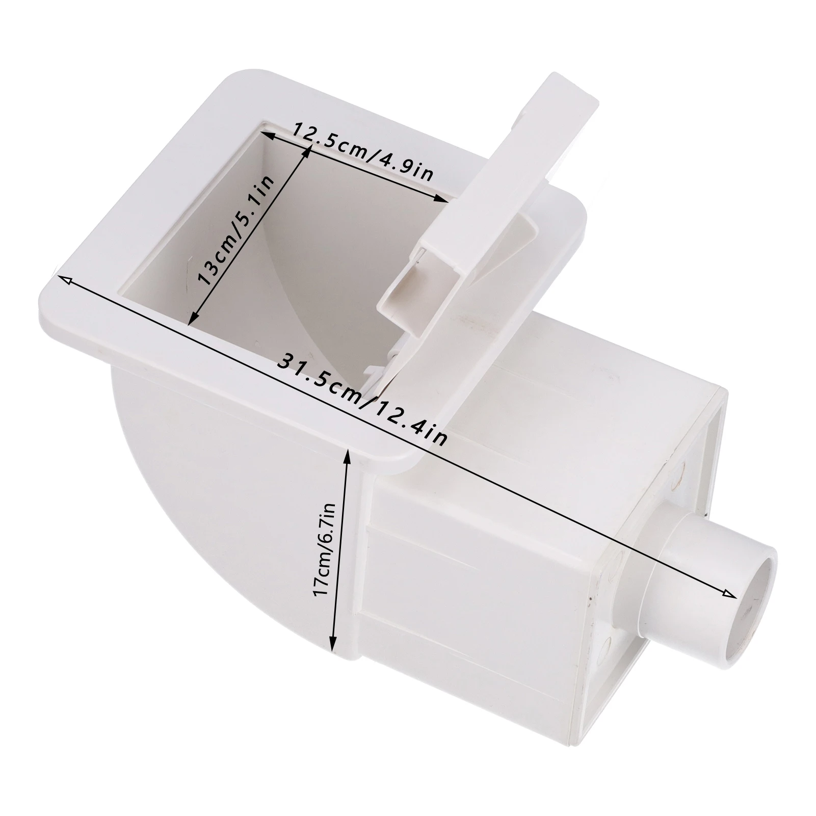 Kit d'écumoire pour piscine hors sol, dispositif d'égout, équipement d'écumoire de livres, 1.5 pouces