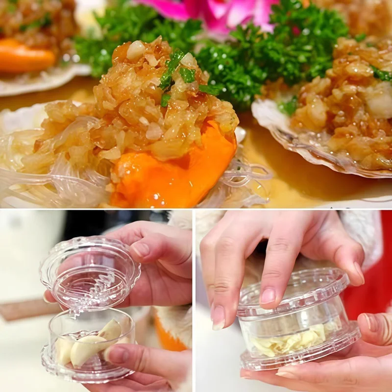 Hachoir Manuel Multifonctionnel pour Ail, Purée d'Ail, Pâte d'Ail, Broyeur de Gingembre, Hachoir à Ail, Outil de Cuisine
