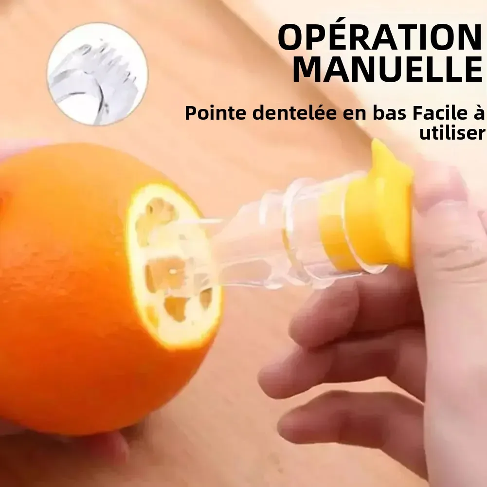Presse-agrumes manuel en plastique
