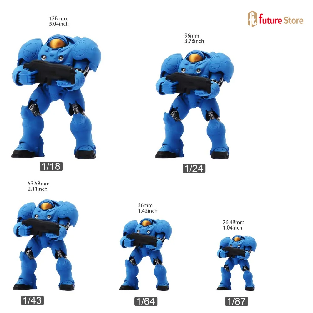 Miniatures 1/87 1/64 1/43 1/24 1/18, figurines de robots de combat, modèles de diorama, accessoires de scène créatifs, figurines en résine, décorations, jouets
