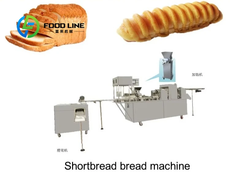 Machine automatique de fabrication de petits pains de hamburger à pain court