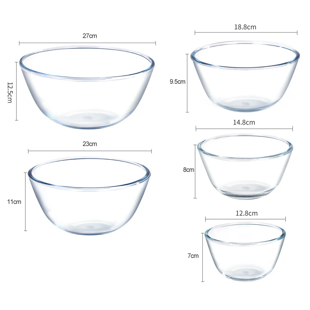 Grand bol à salade en verre