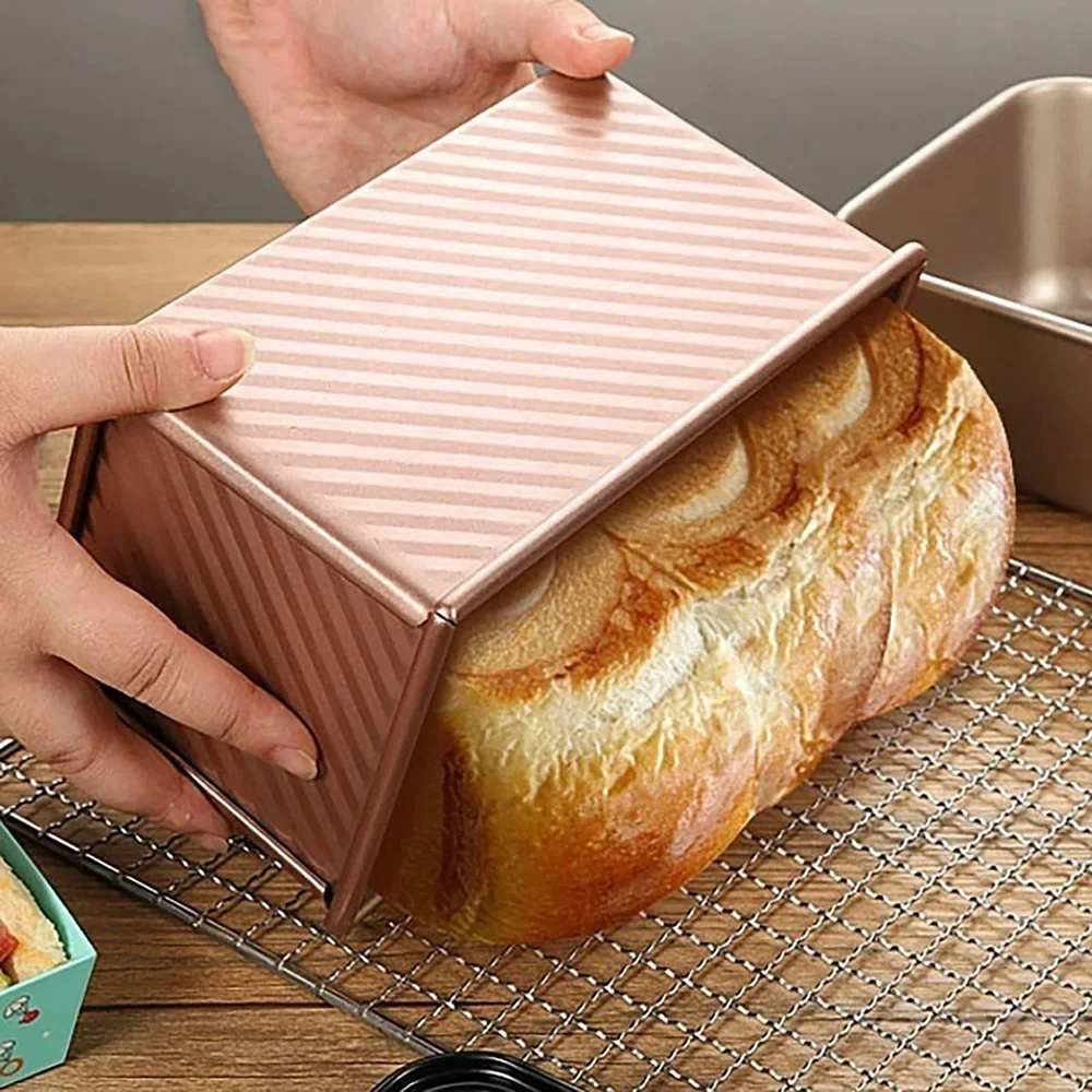 Poêle à pain Pullman antiadhésive avec couvercle