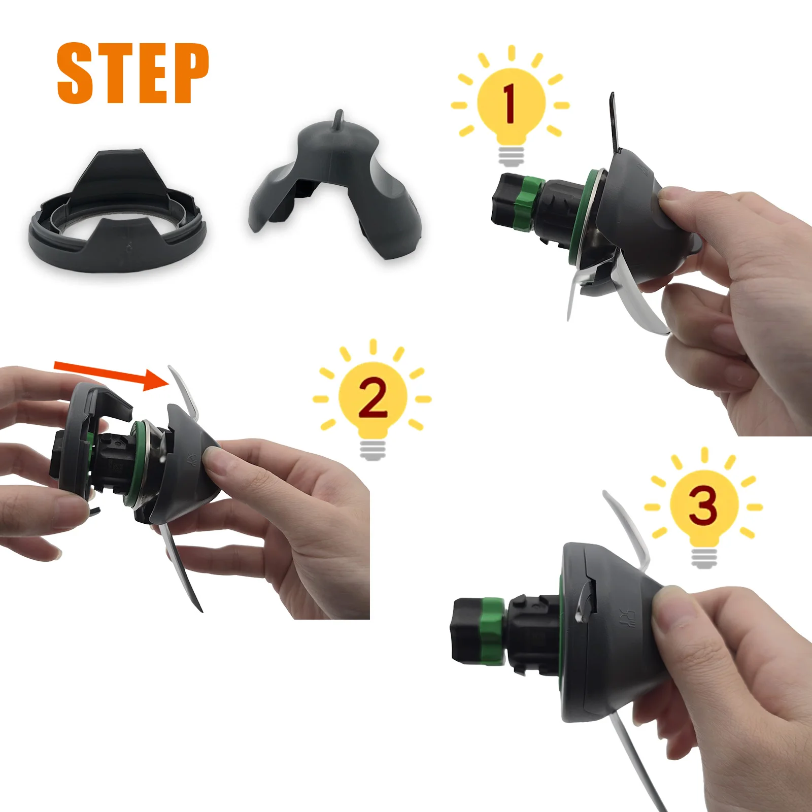 Lames de mélangeur, tête de pétrissage de pâte