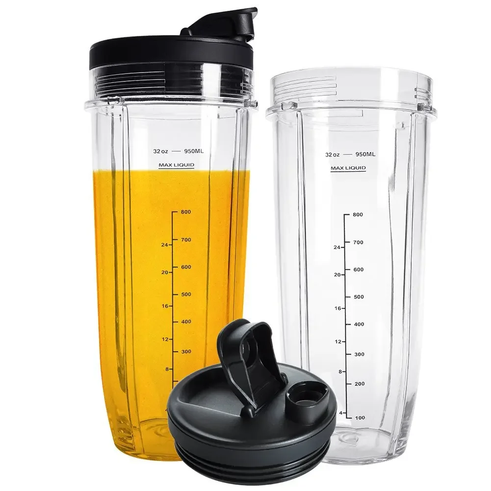 Tasses 18/24/32OZ pour mélangeur Ninja avec couvercle