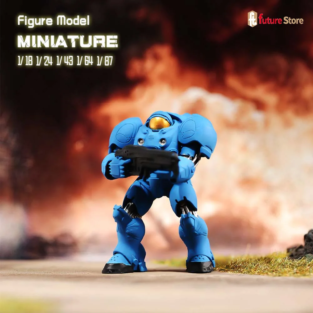 Miniatures 1/87 1/64 1/43 1/24 1/18, figurines de robots de combat, modèles de diorama, accessoires de scène créatifs, figurines en résine, décorations, jouets
