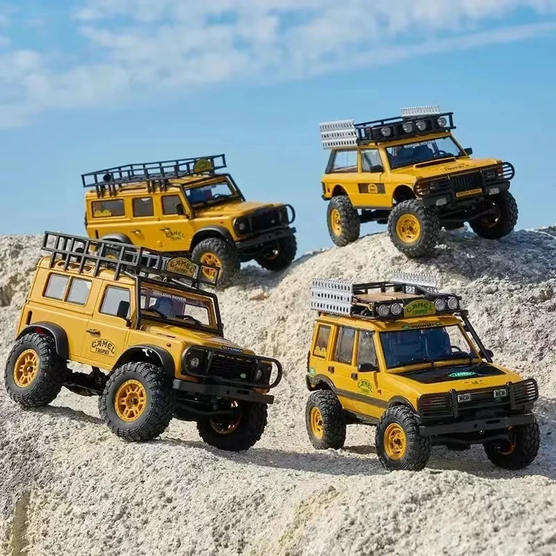 Nouvelle voiture télécommandée tout-terrain professionnelle FMS 1/24 FCX24M Land Rover Series 90/110, modèle 4x4 électrique, jouet de grimpeur