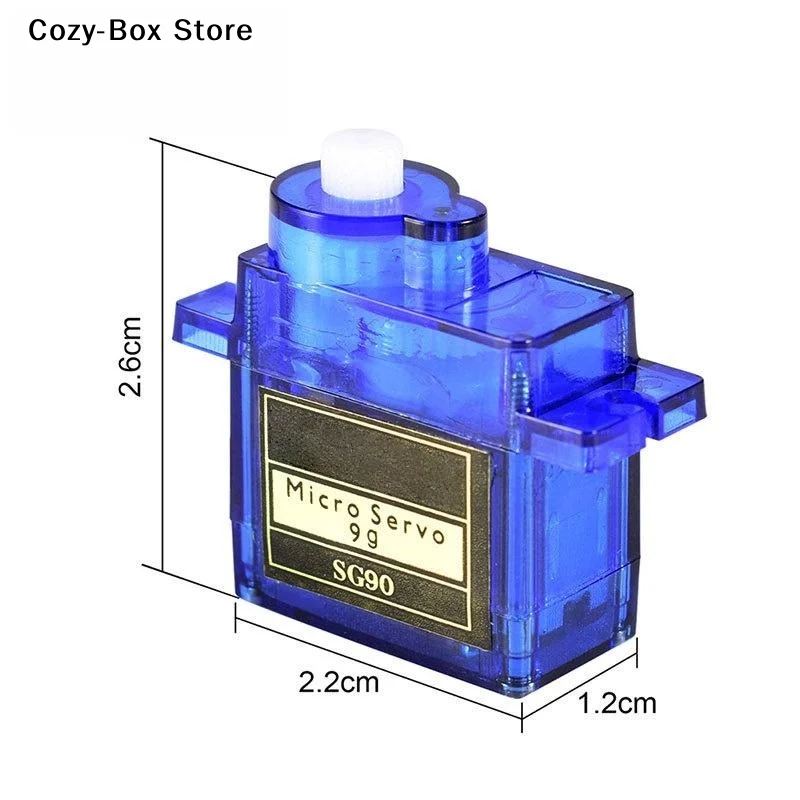 [ZY] 1/3 Pièces Bras de Robot pour Voiture RC, Projet DIY, Micro Servomoteur SG90 9G 180° ° /360 °   Servomoteur numérique 5V [ZY]