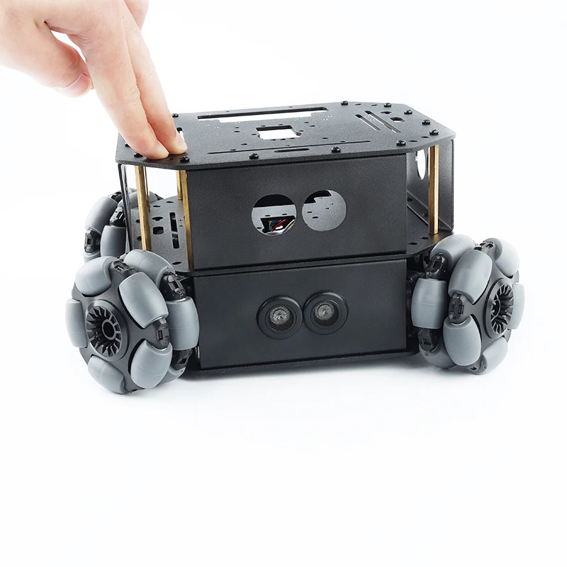 VersiOmni-Châssis de bras de robot de roue de voiture, poignée sans fil, programmable, RC, Ardu37, kit de bricolage, évitement d'obstacles, PS2