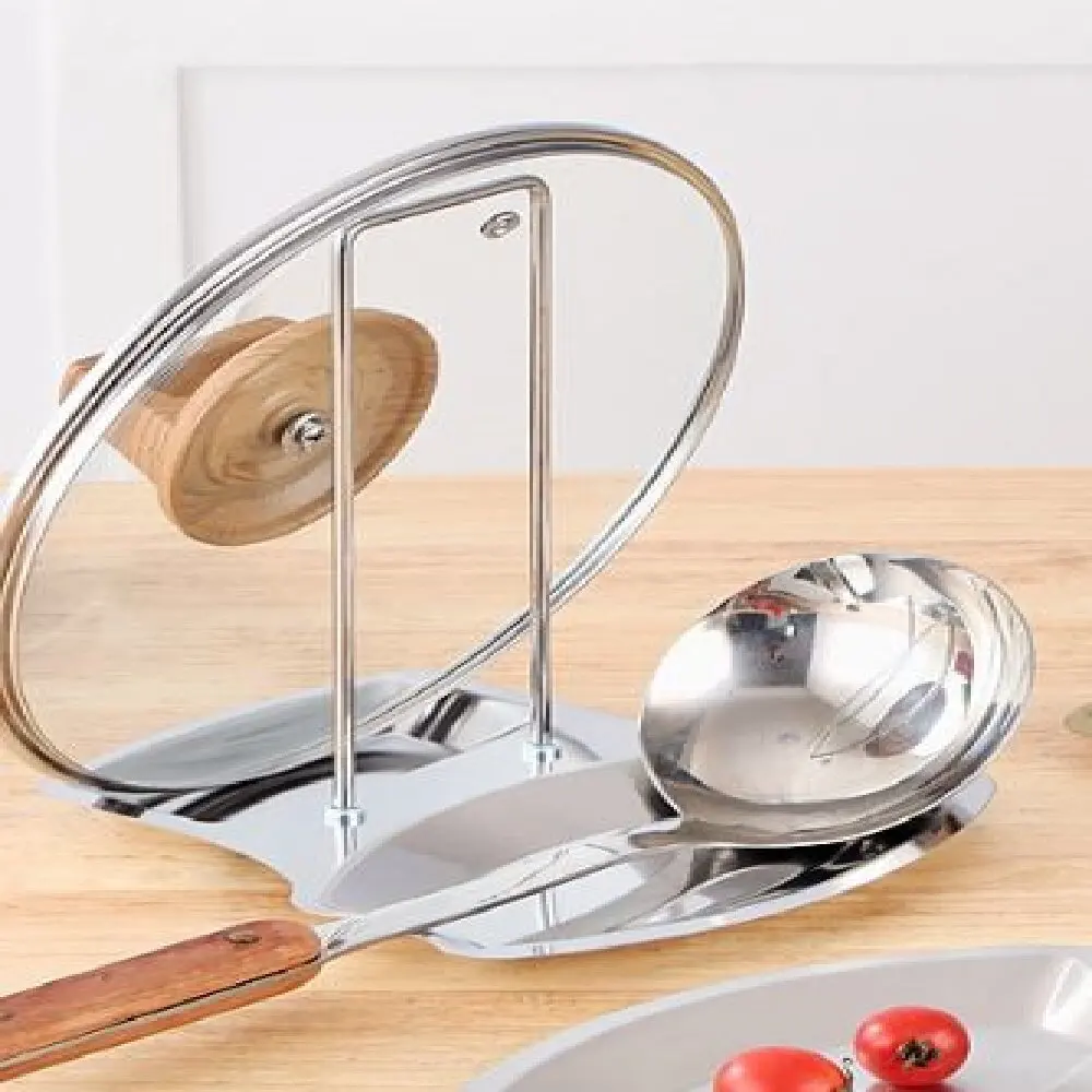 Support de couvercle de casserole en acier inoxydable