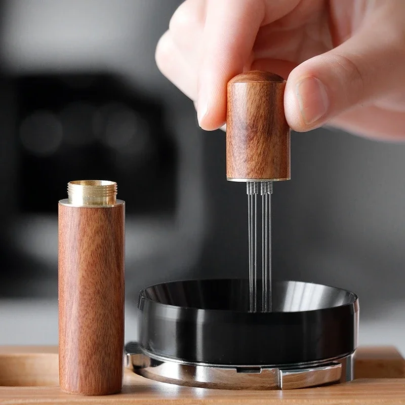 Tamper en acier inoxydable pour café en poudre expresso