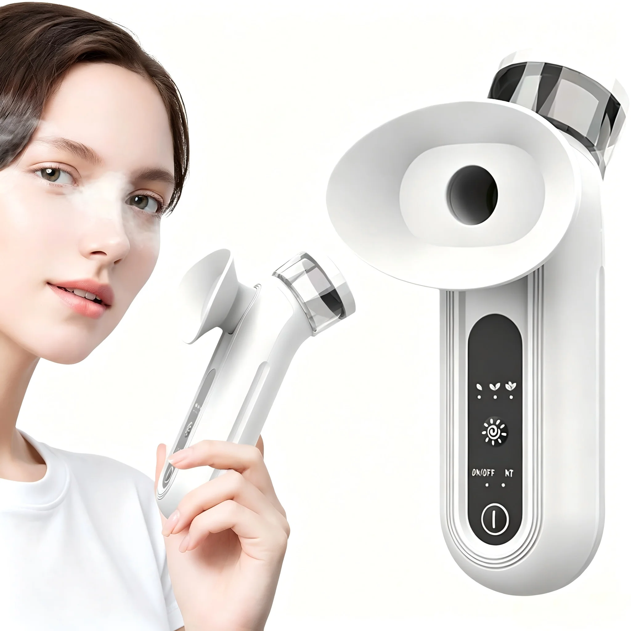 Appareil de vapeur pour les yeux, vaporisateur pour les yeux secs, vaporisateur portable pour hydrater les yeux et le visage, humidificateur pour le massage des yeux, soin des yeux