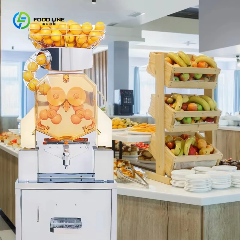 Machine automatique de fabrication de jus d'orange avec robinet : extracteur d'agrumes commercial efficace pour la fraîcheur