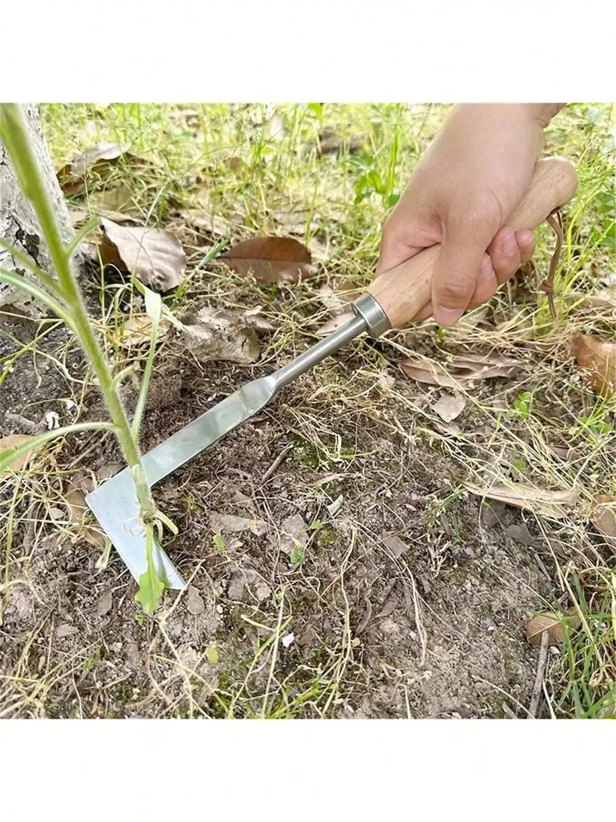 Outil de désherbage de jardin - Extracteur de mauvaises herbes, désherbeur manuel en forme de L. Extracteur de plantes, fournitures agricoles pour bonsaïs, outil manuel