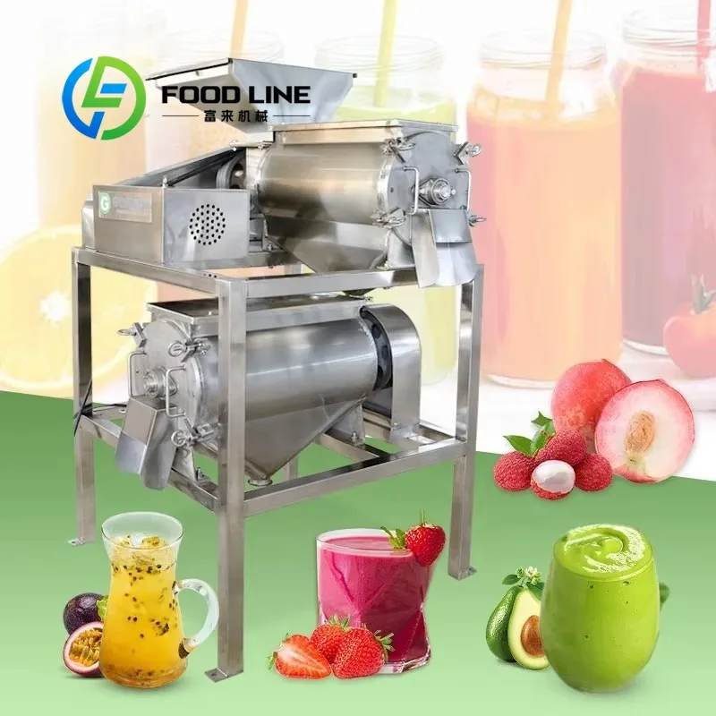 Pulpeur de mangue et de sourire, fruits de raisin, finisseur de framboises, confiture de pulpe de goyave, Machine pour fabriquer des purée de pommes