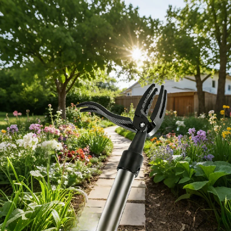 1 pièce Tête d'outil de désherbage à 4 griffes - Extracteur de racines professionnel pour les mauvaises herbes tenaces du jardin, solution ergonomique pour l'entretien des espaces verts