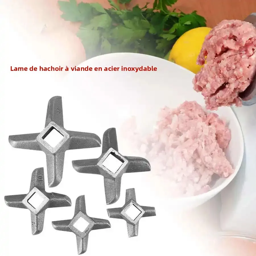 Lame croisée pour hachoir à viande