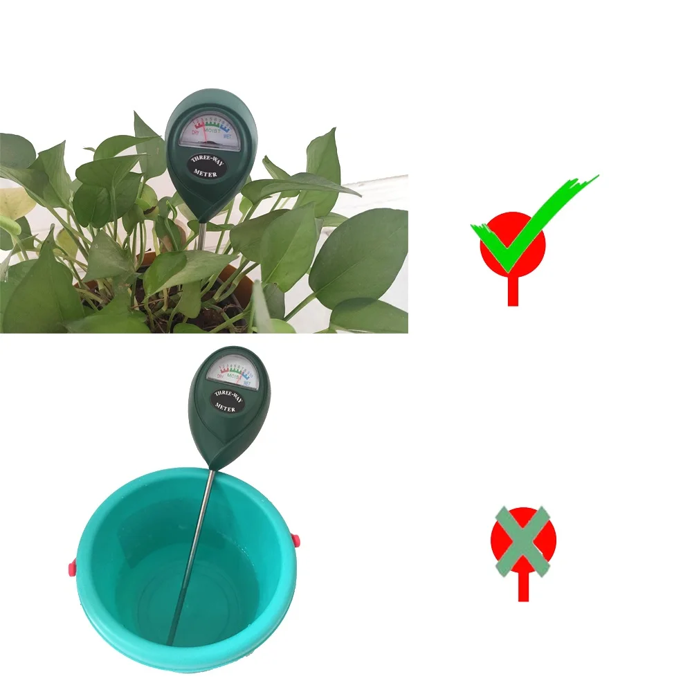 Humidomètre de sol, outil de mesure de jardinage domestique, humidimètre du sol, hygromètre, sonde, Test d'arrosage, Instrument de Test, outil de jardin