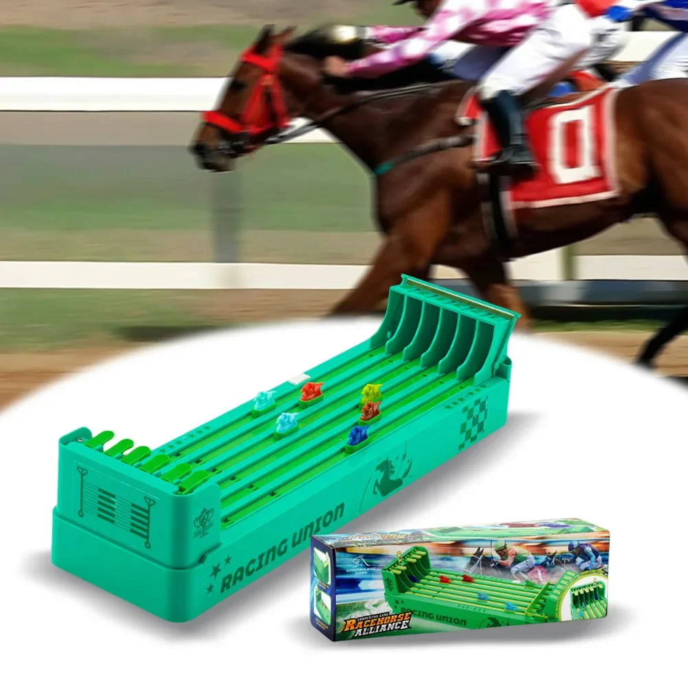 Jeu de société de course de chevaux, jeu de bureau électronique, Machine de course de chevaux alimentée par batterie, jouet interactif de fête de famille