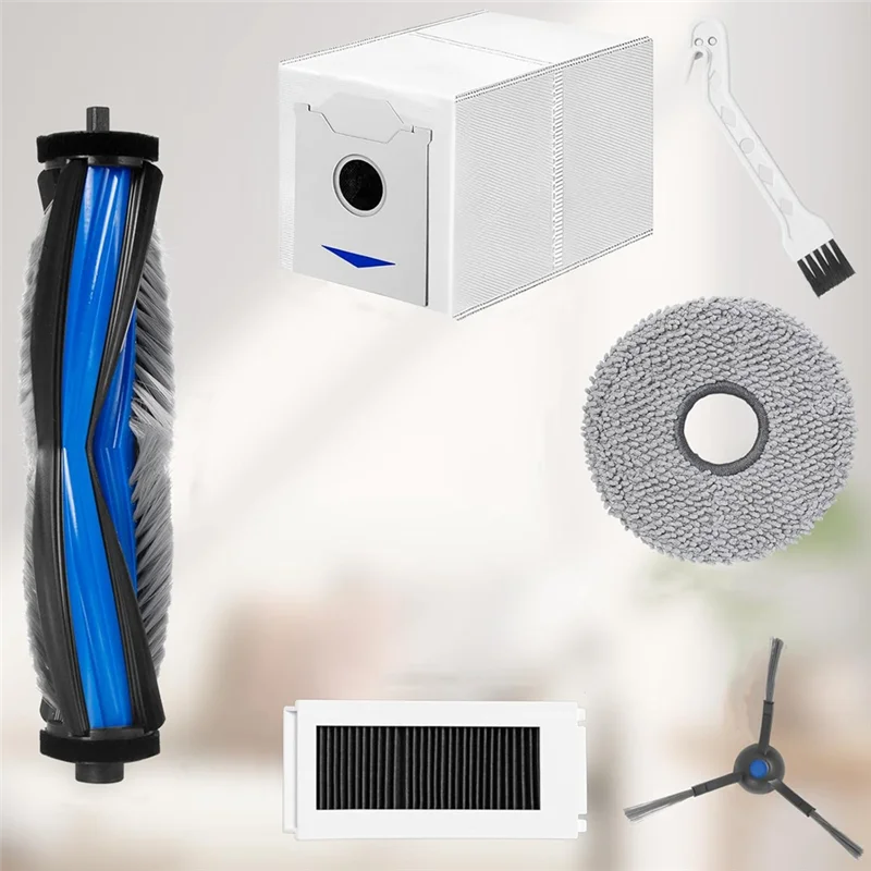 VELIF-ensemble d'accessoires pour aspirateur Robot Ecovacs DEEBOT N30 PRO / N30 OMNI / N30 PRO OMNI, brosse latérale principale,