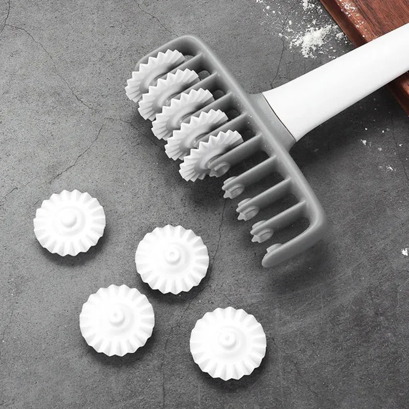 Roue de coupe à Pizza multi-motifs et rouleau de pâte à pâtisserie
