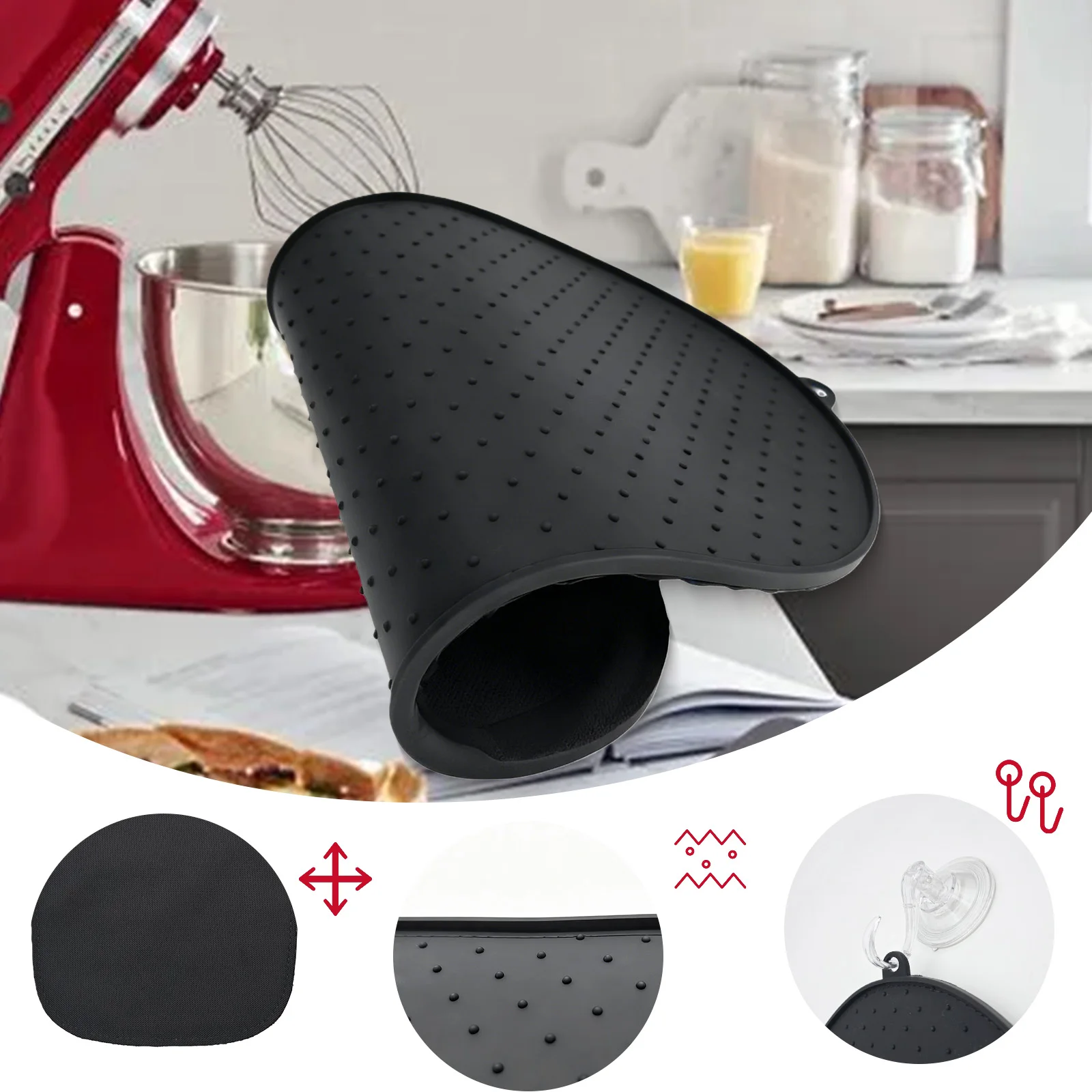 Tapis coulissant pour robot culinaire KitchenAid : base antidérapante et sous-couche de protection pour série Artisan 4