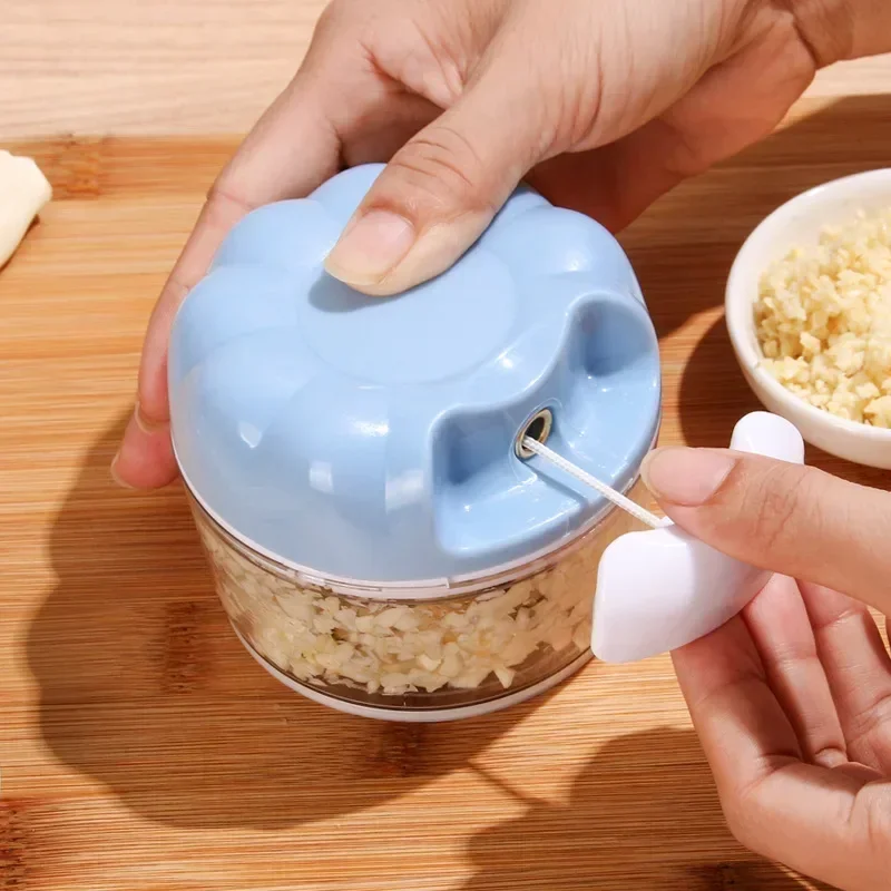 Mini hachoir à ail et oignon manuel multifonctionnel pour cuisine