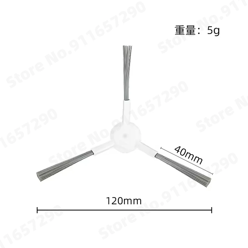 Pièces détachées et accessoires pour aspirateur robot Xiaomi X20 Plus/ X20+/X10+ / X10 Plus : brosse principale, brosse latérale, chiffon de nettoyage, sac à poussière, filtre