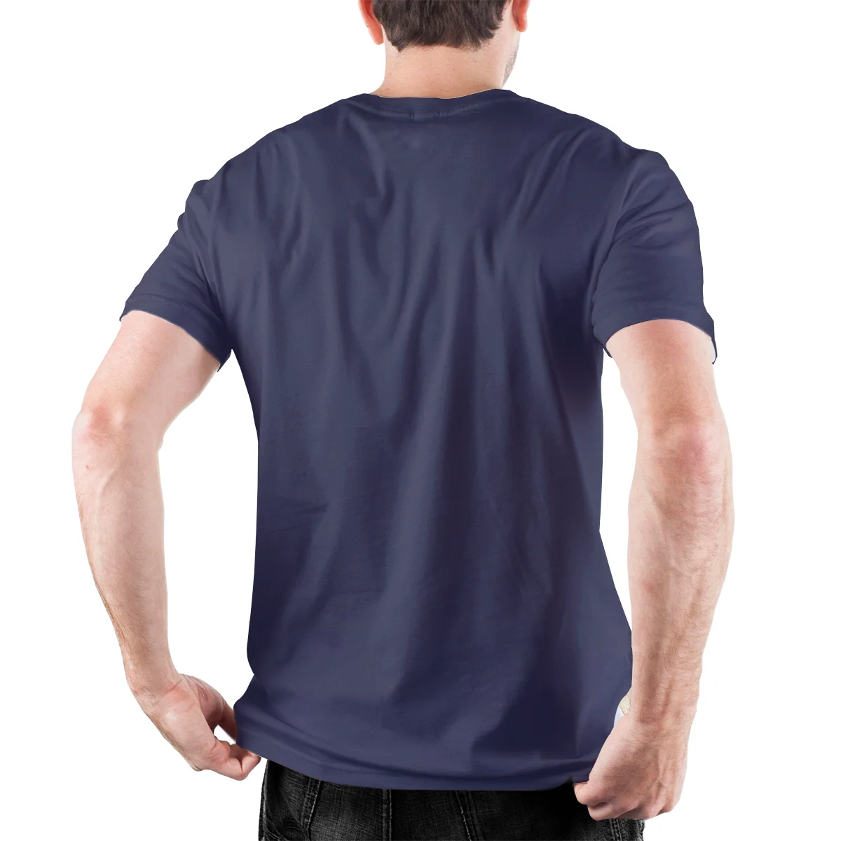 T-shirt à manches courtes pour homme, 100% coton, humoristique et Original, avec tête Jeeg en acier, 063