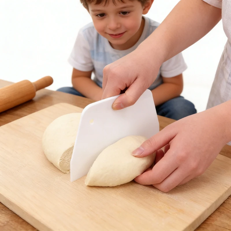 1 pièce Spatule multifonctionnelle à bord lisse pour pâte