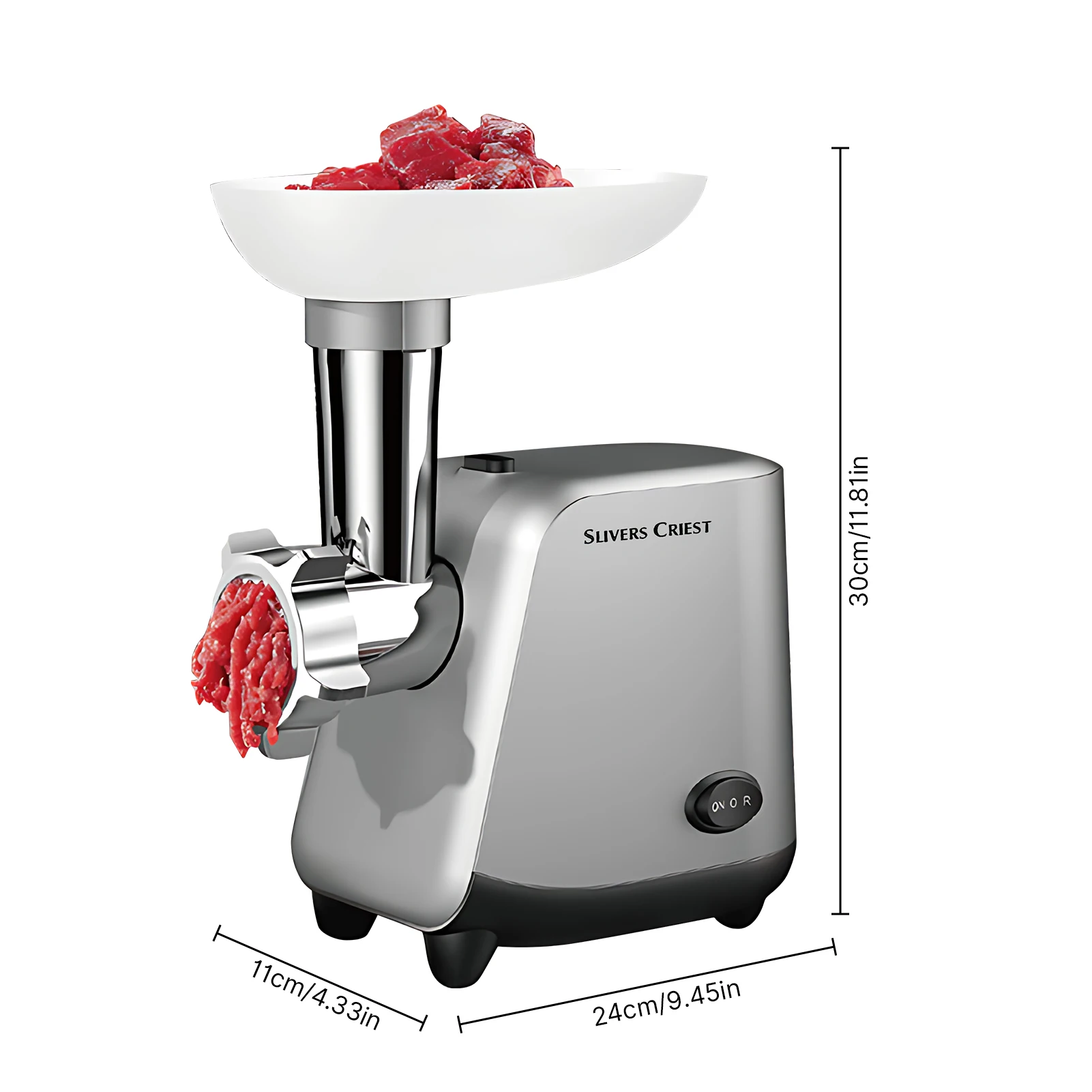SLIVERS CRIEST hachoir à viande électrique 800W