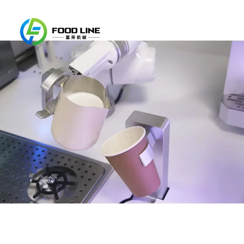 Machine à café automatique multifonctionnelle personnalisée avec fonction latte art pour les entreprises de restauration et de cafés commerciaux
