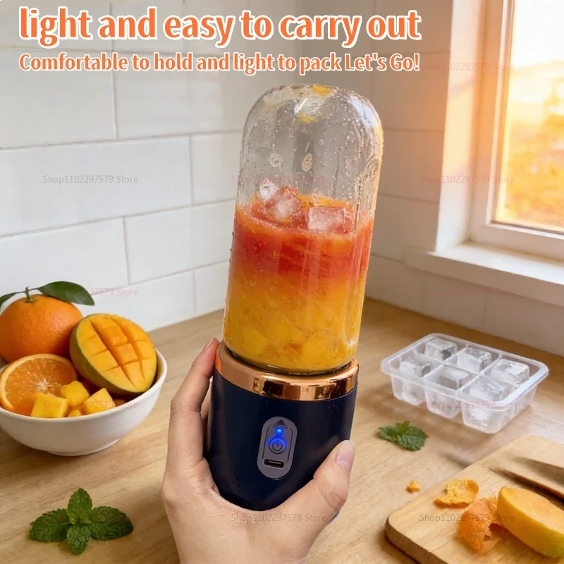 Blender électrique portable 6 lames