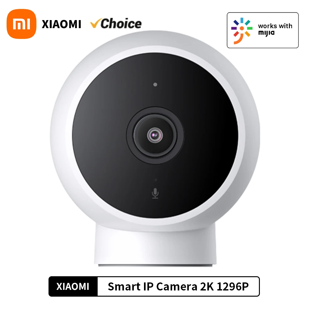 XIAOMI caméra IP intelligente édition Standard 2K HD Vision nocturne infrarouge CCTV interphone vocal AI alarme Base magnétique maison WiFi Videcam