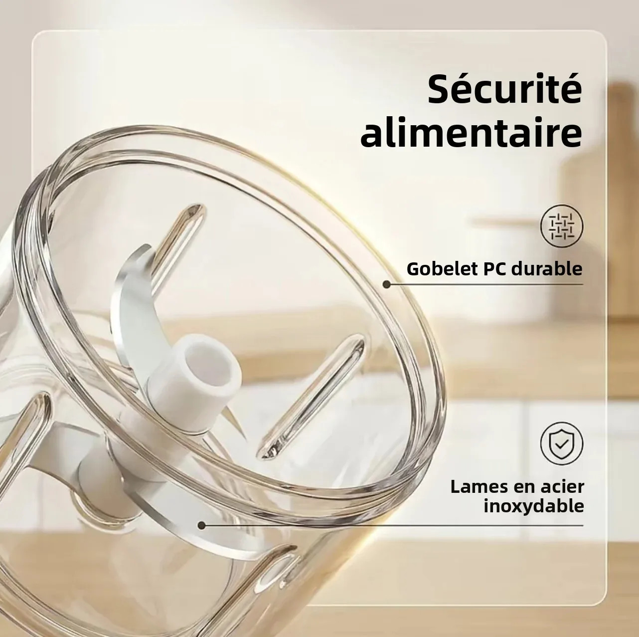 Mini hachoir à ail électrique sans fil rechargeable par USB, hachoir à légumes, hachoir à ail, hachoir alimentaire, gadgets de cuisine, nouveauté