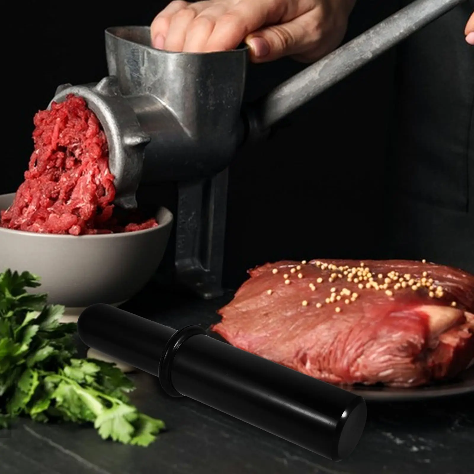 S poussoir à viande hachoir