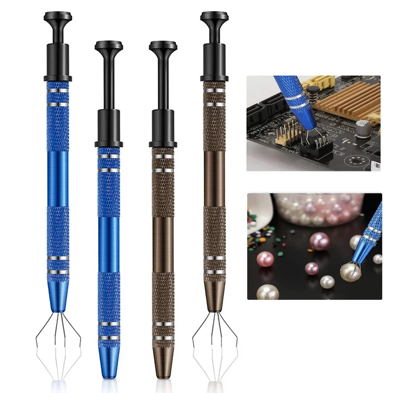 Extracteur de puces IC à 4 griffes, outil de préhension de précision pour composants électroniques, extracteur de goujons, outil de réparation