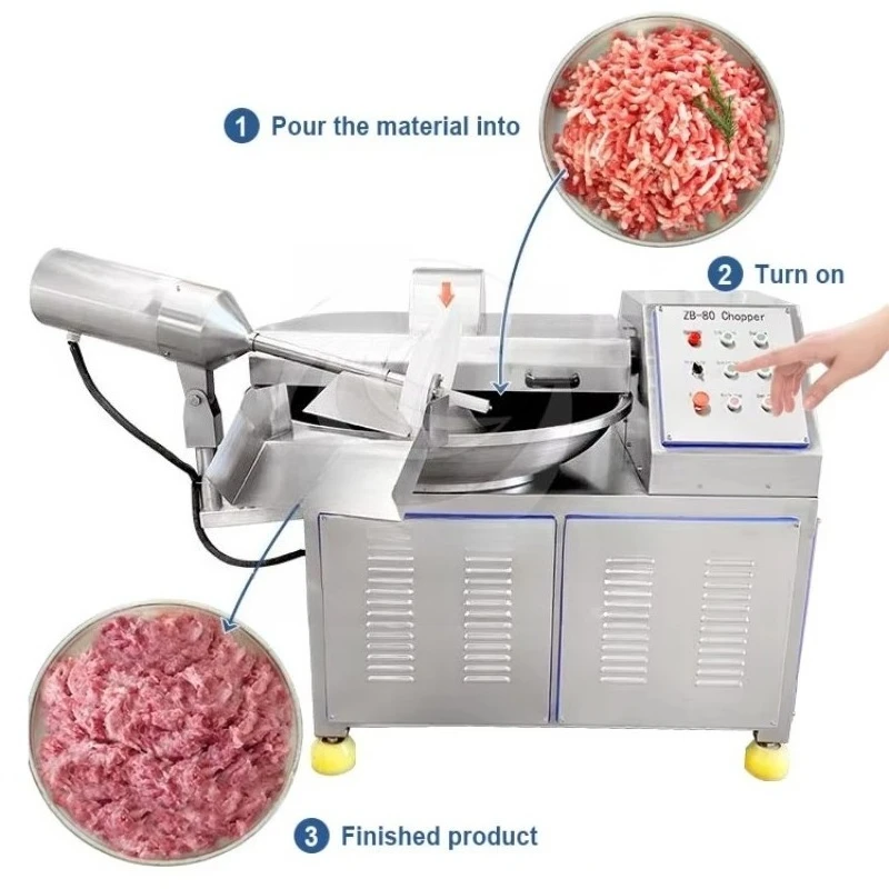 Hachoir alimentaire de qualité industrielle