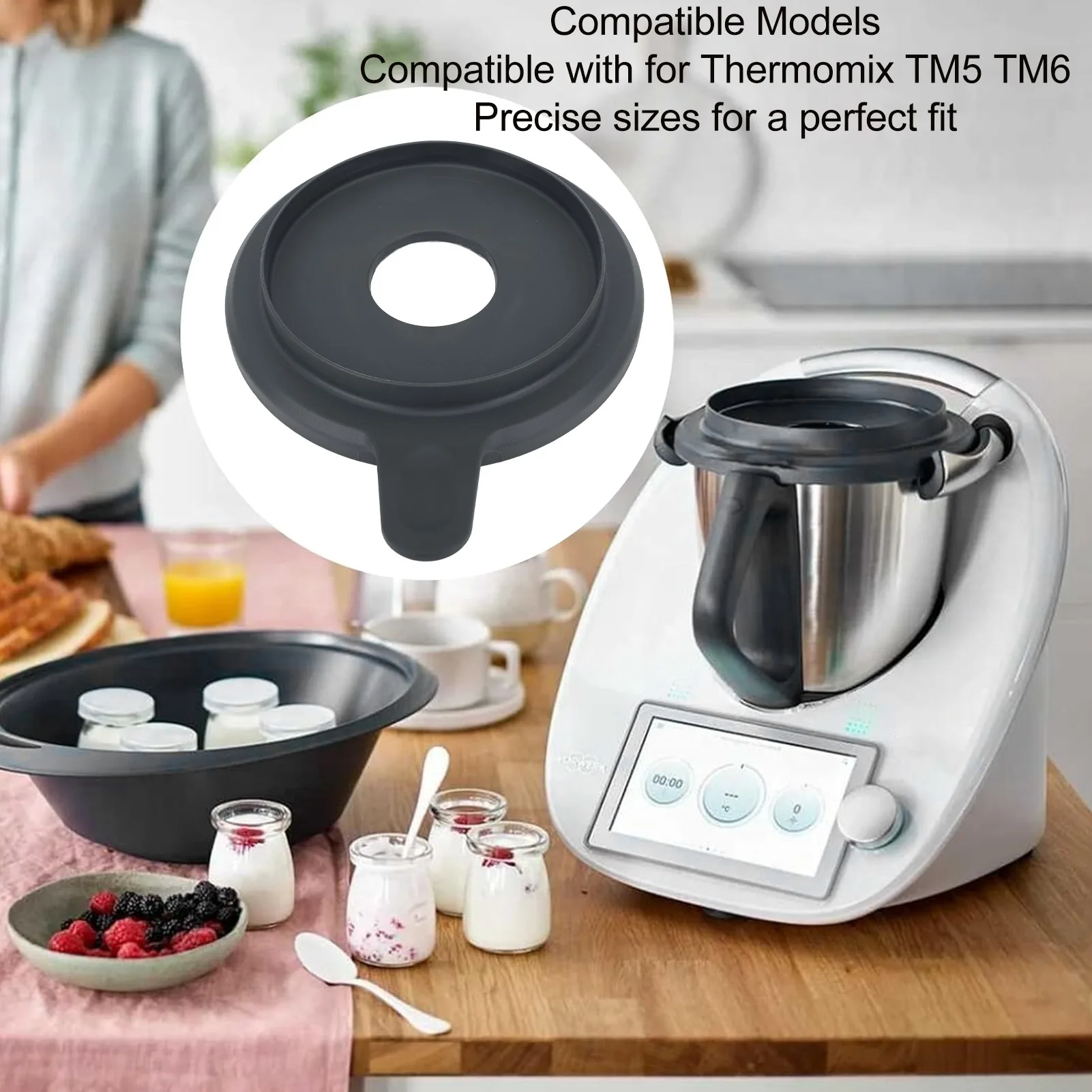 Couvercle de bol multifonctionnel pour Thermomix TM5 TM6