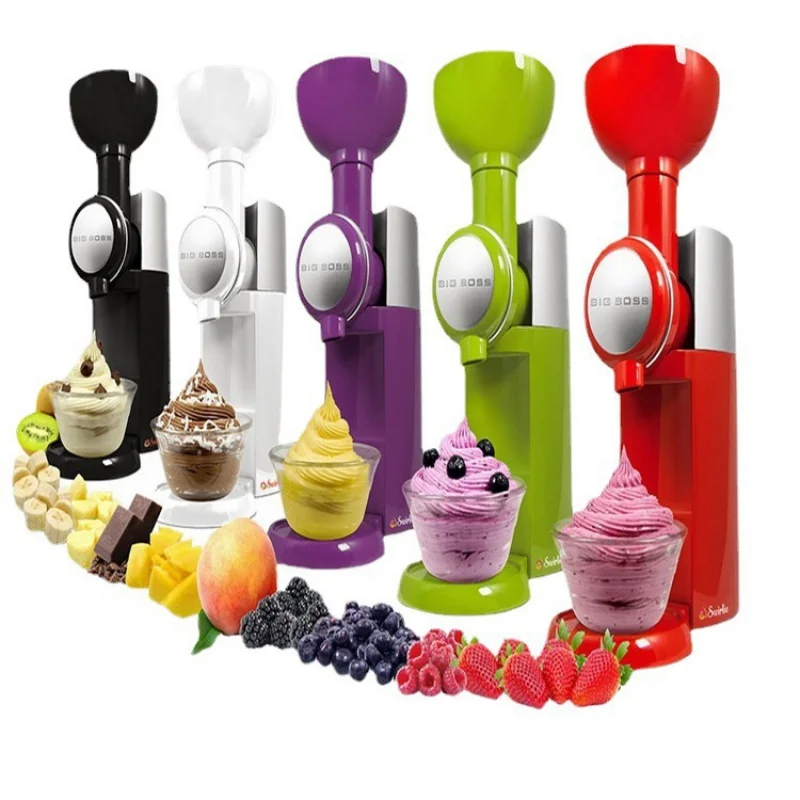 Machine à crème glacée automatique pour cuisine domestique, cône de fruits exécutif bricolage, machine à dessert congelée, zones faites en été, instituts de chaleur, Popsfurniture