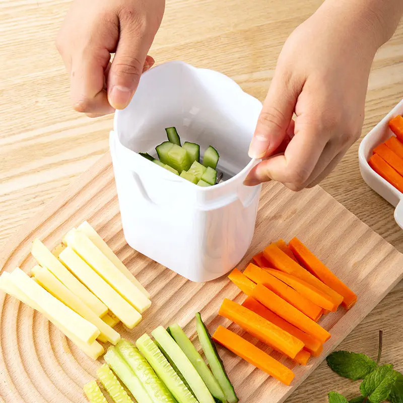 Coupe-frites coupe naturelle trancheuse rapide outil de pommes de terre végétales coupe-légumes hachoir à légumes Gadgets de cuisine pour usage domestique