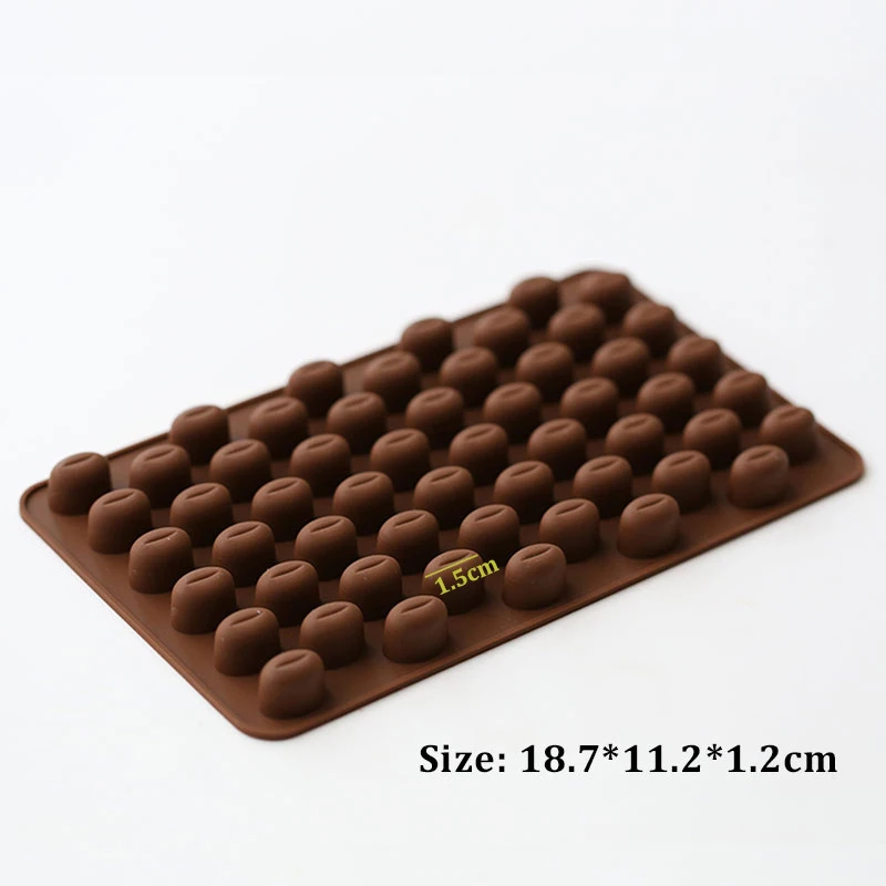 Moule à chocolat en forme de grains de café