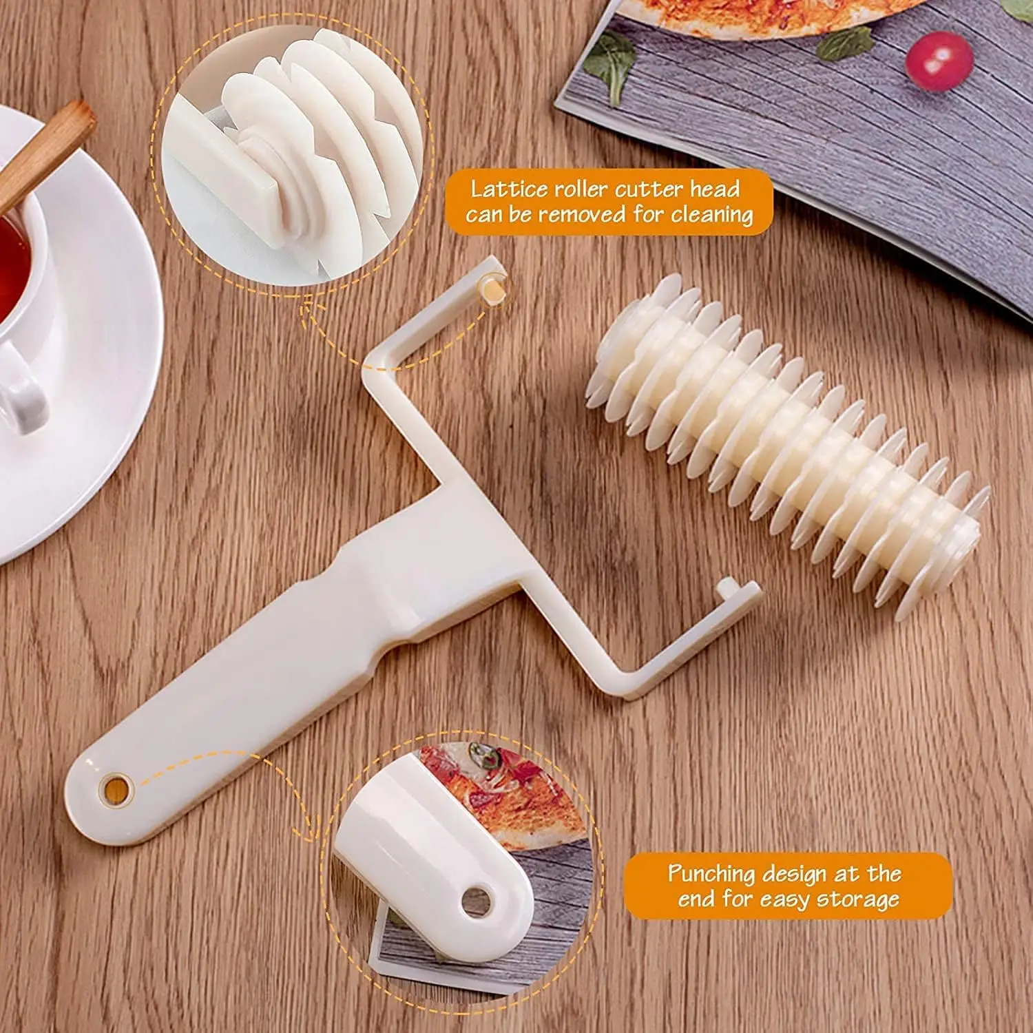 Cookie tarte Pizza pain pâtisserie croûte rouleau Cutter outils de cuisson ustensiles
