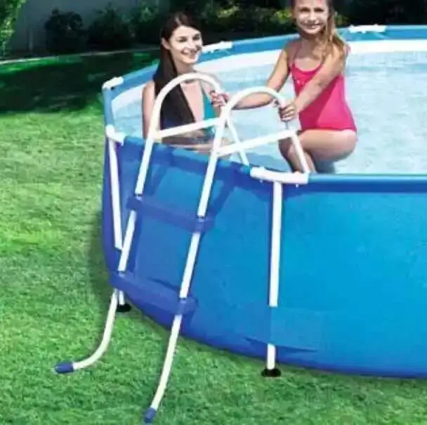 58430 Bestway échelle spécialement conçue pour piscine AG hauteur maximale 84 cm hors sol escaliers de piscine marches de natation