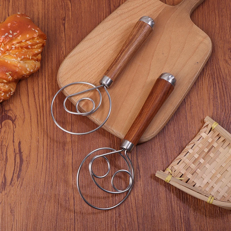 Fouet de Pâte Danoise avec Manche en Bois