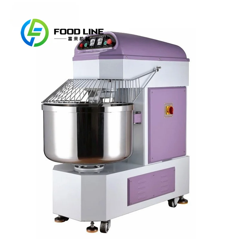 Mélangeurs à spirale industriels 20L 40L 60L 80L 50kg 100kg – Pétrin commercial professionnel sur pied pour boulangerie et cuisine