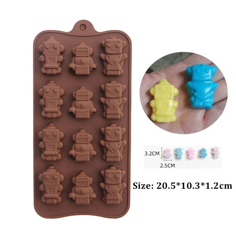 Moule à chocolat robot 3D en silicone