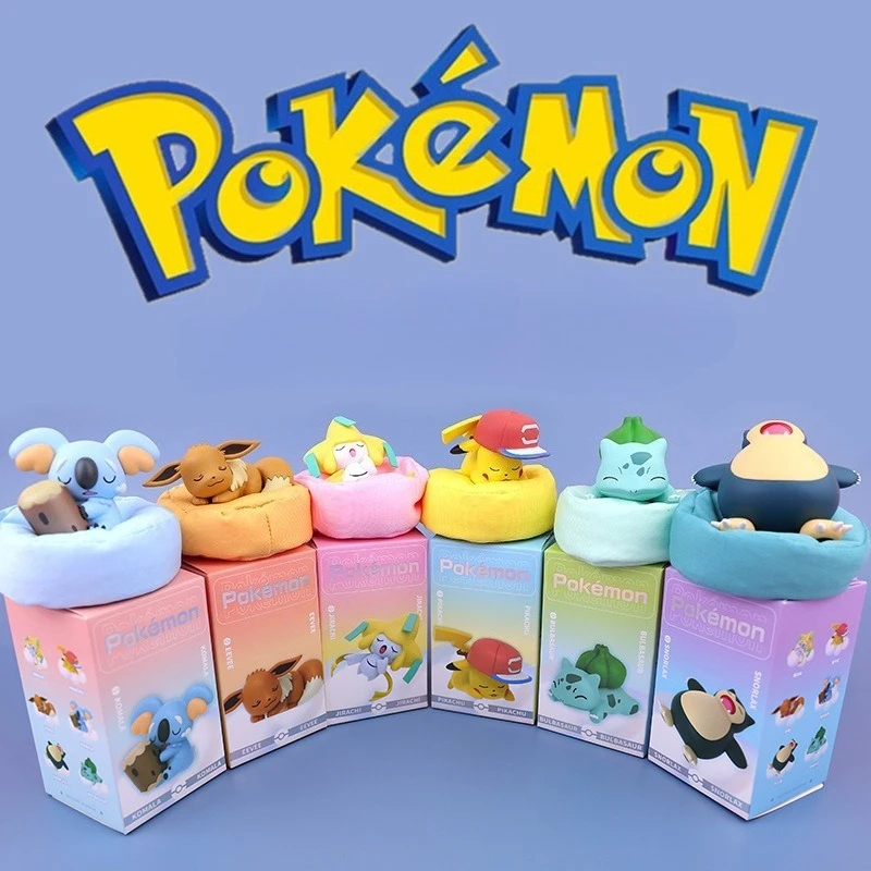 Figurines d'anime Pokemon, jouets Pikachu, modèle Charmander Psyduck Squirtle Jigglypuff Bulbasaur Kawaii, poupées à collectionner, cadeau pour enfants